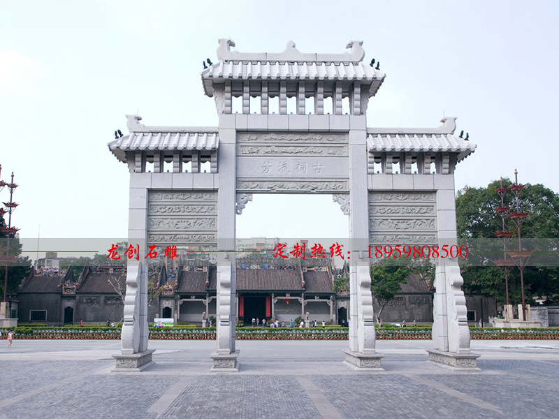 新農(nóng)村牌坊制作用什么石材？需要注意什么？
